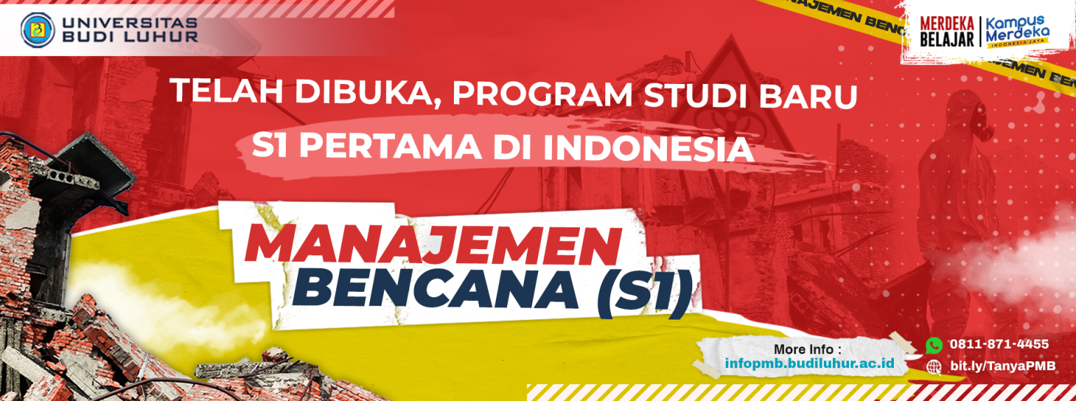 S1 - Manajemen Bencana - Universitas Budi Luhur